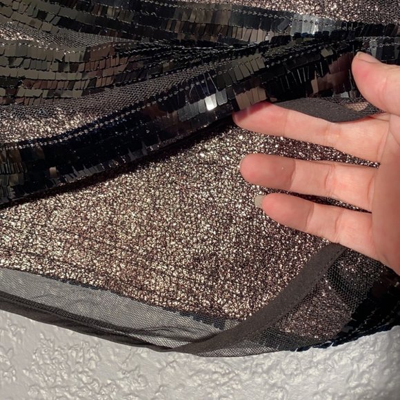 MINKPINK - skirt w black sequin layers, lining, zipper - M - Picture 11 of 15